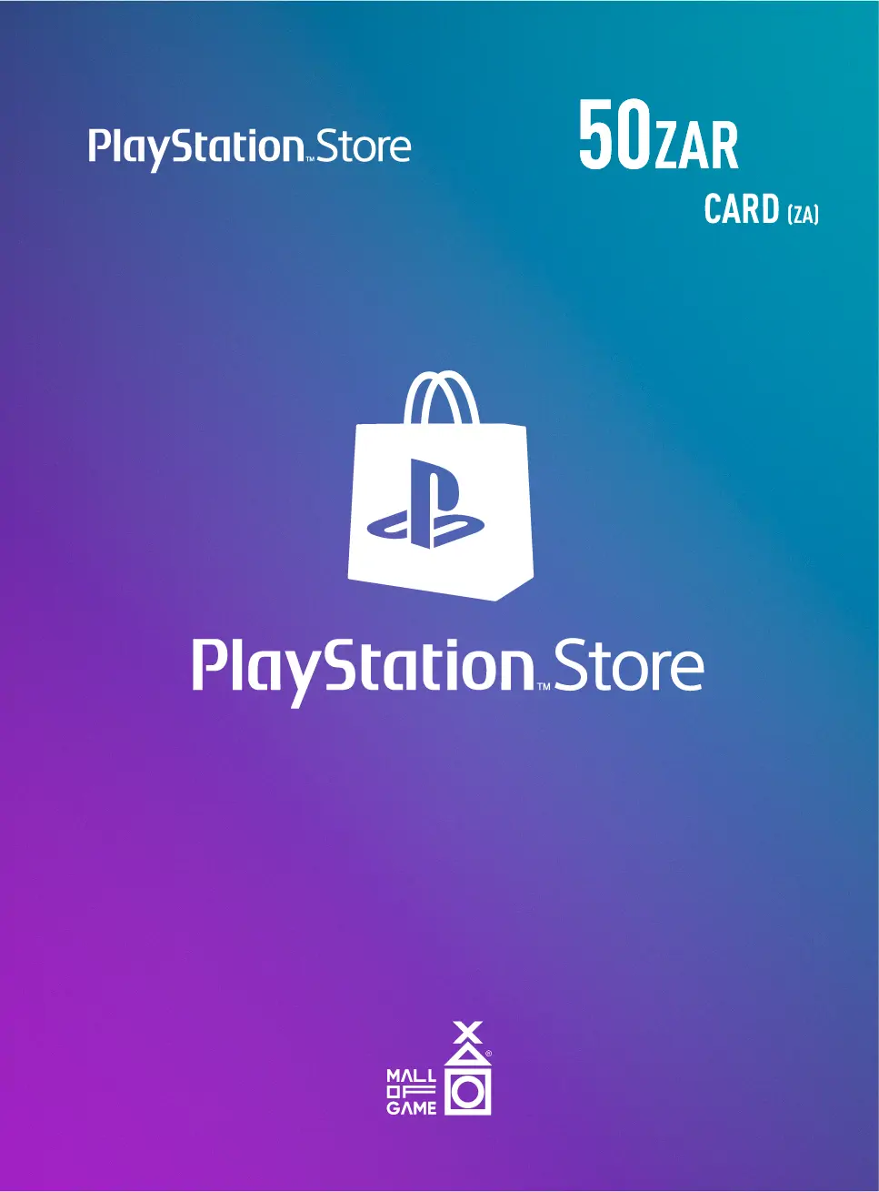 PlayStation™Store ZAR50 Gift Cards (ZA)